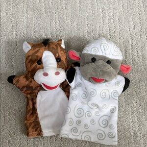 Cute Animal Hand Puppets Set